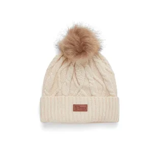 Kids White Knit Hat