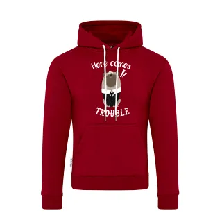 Men Hoodie | 3. Here comes trouble