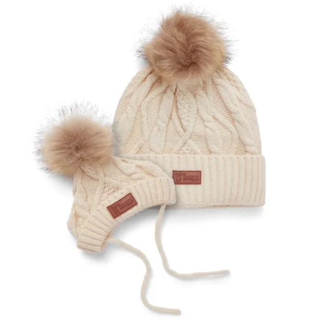 Pet White Knit Hat