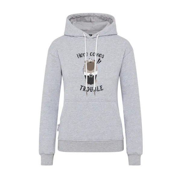 Women Hoodie | 3. Here comes trouble