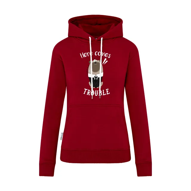Women Hoodie | 3. Here comes trouble